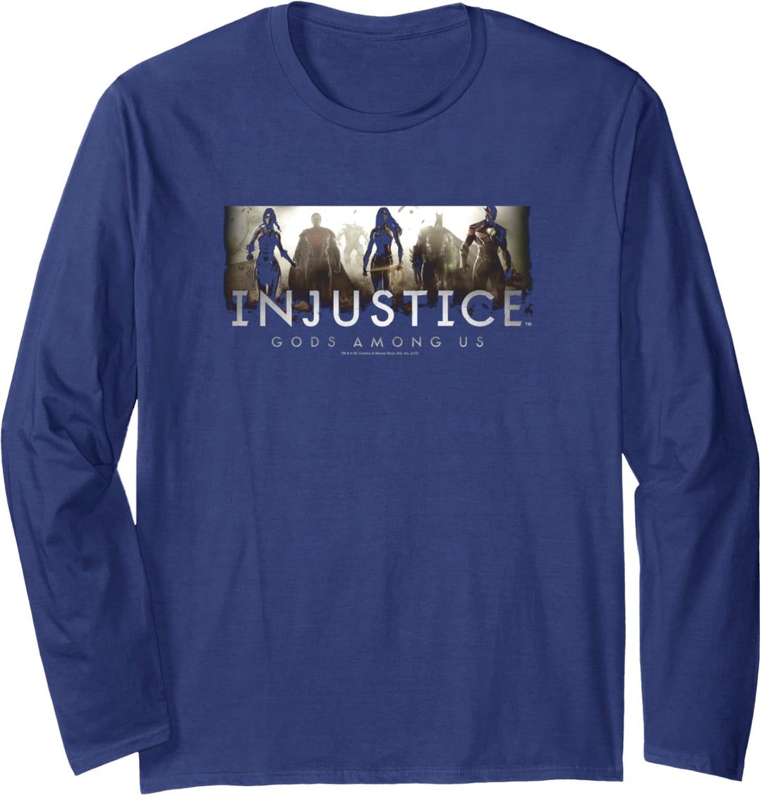 Injustice: Gods Among Us Logo Langarmshirt
