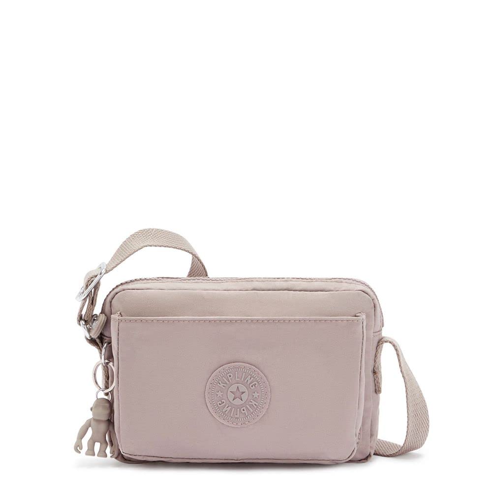 Kipling Damen Abanu Crossbody, Grau Gris, 20x13.5x7.5 cm (B x H x T) Grey Gris, Grey Gris