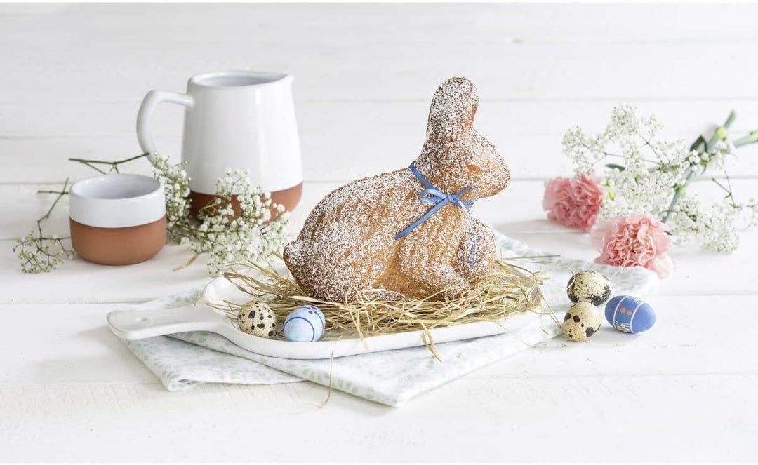 Zenker Hasenbackform Oster Season – 600 ml Füllvolumen – 3D Kuchenform mit Antihaftbeschichtung mit