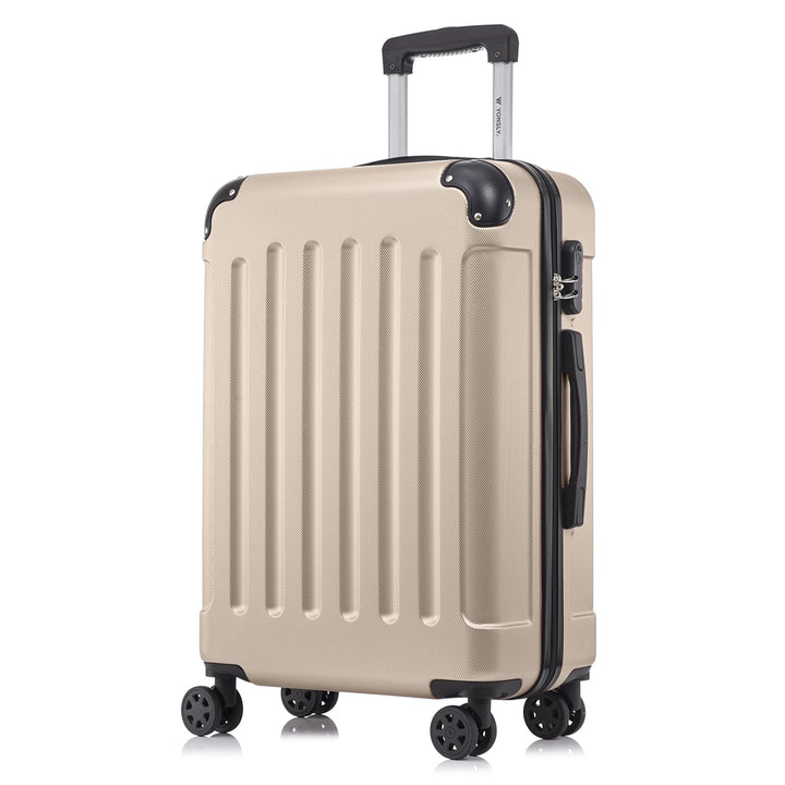 Trolley Koffer Suitcase, Reisekoffer, Rollkoffer Handgepäck, Hartschalenreisekoffer mit 4 Rollen 360