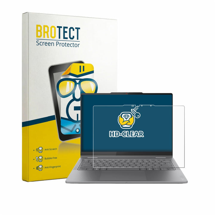 BROTECT Schutzfolie für Lenovo Yoga 7i 2-in-1 Gen 10 14" Displayschutz Folie Made in Germany, Ultra-