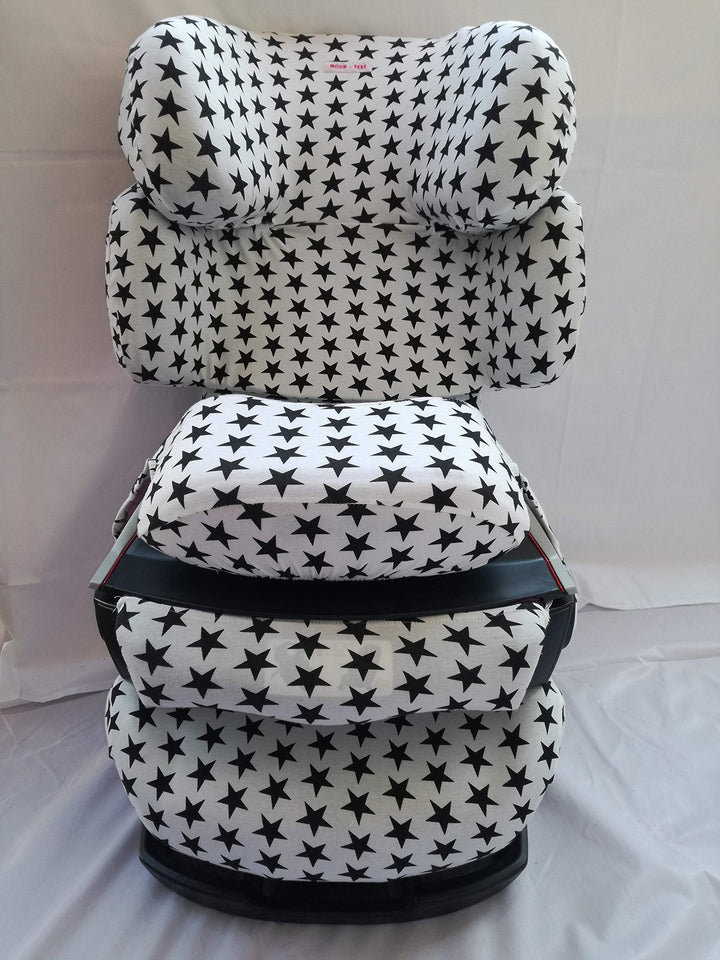 Moon-BBEB Bezug für Cybex Ppallas, Silver Pallas Fix und Pallas 2 Fix White(Black Star)