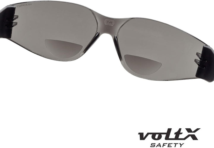 3 x voltX ‘GRAFTER’ BIFOKALE (GEMISCHT: 1x Klar 1x Gelb 1x Rauchgrau +1.0 Dioptrie) Leichtgewichts I