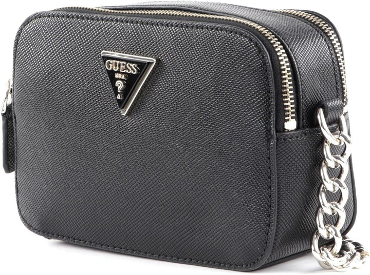 Guess Damen Noelle Crossbody Kamera Tasche Schwarz, Schwarz