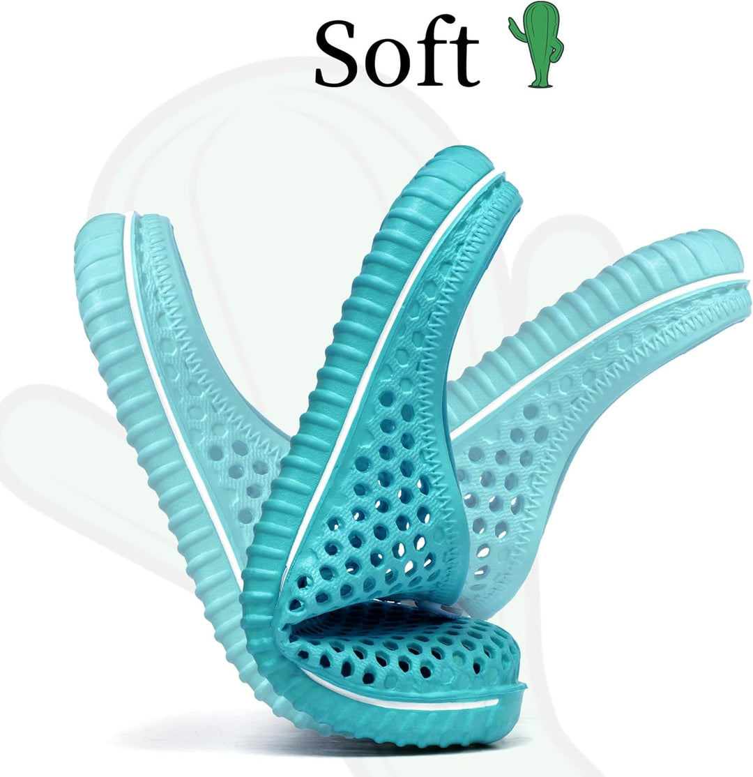 SAGUARO Clogs Pantoletten für Damen Sommer Hausschuhe Herren Aero I 40 EU Blau, 40 EU Blau