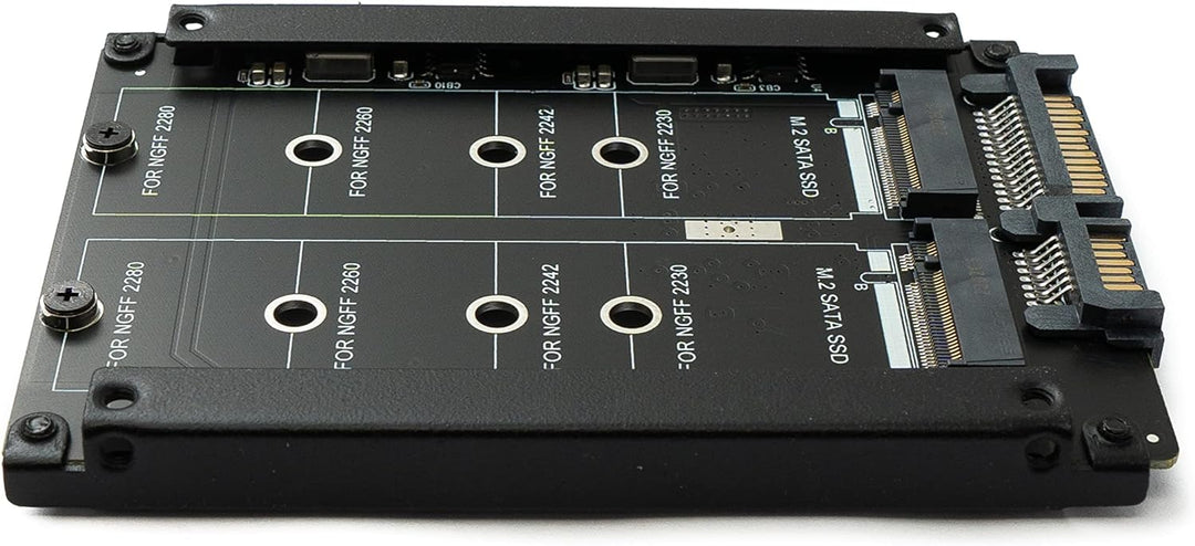System-S NGFF B+M Key Adapter 2X M.2 SSD Karte zu 2,5 Zoll SATA Combo HDD