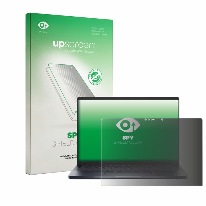 upscreen Anti-Spy Blickschutzfolie für Dell Pro 14 Premium PA14250 Touch Made in Germany, Privacy Di