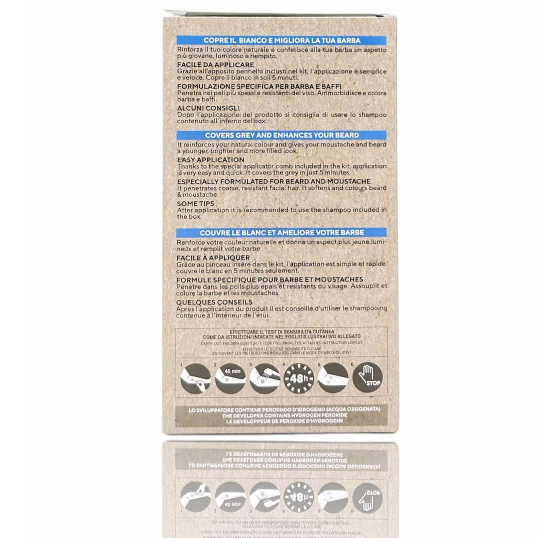 Renee Blanche Färbung für Bart und Schnurrbart Farbe Blond ohne Ammoniak 2 x 20 ml (1, Einheit) 1 20