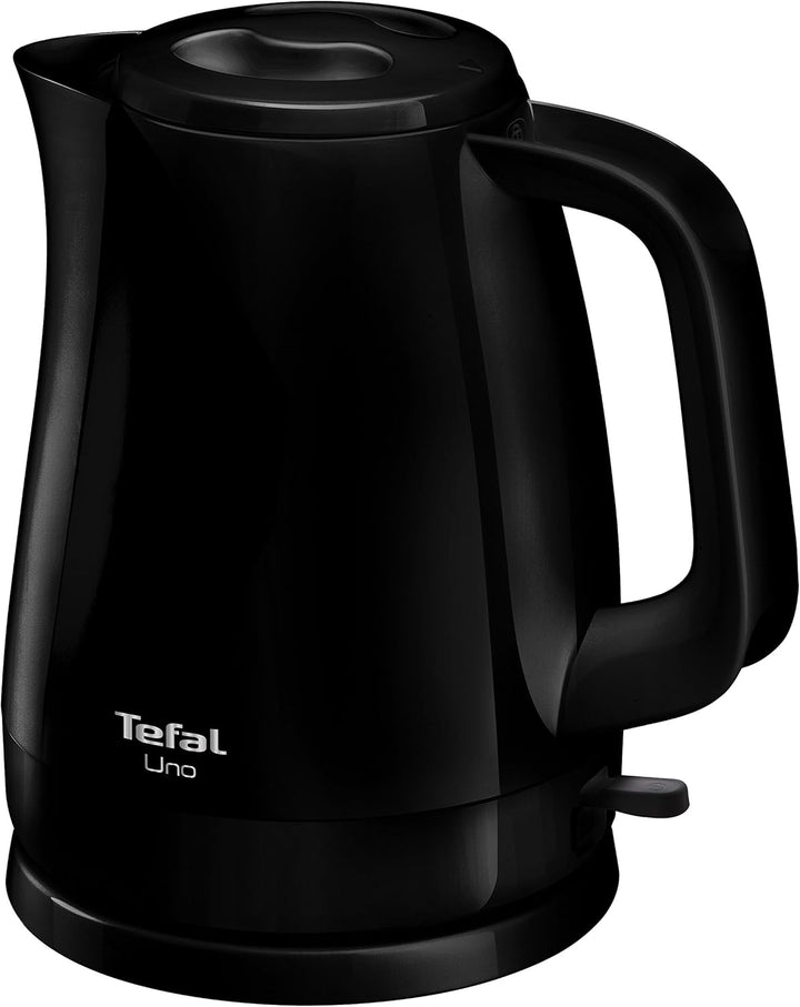 Tefal KO1508 Uno Wasserkocher, Schwarz, 2400 W