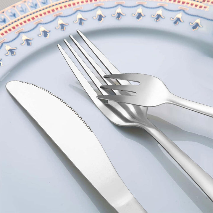 Bestdin Besteck Set mit Steakmesser, 36 teilig Besteck Set 6 Personen, Edelstahl Besteckset mit Mess