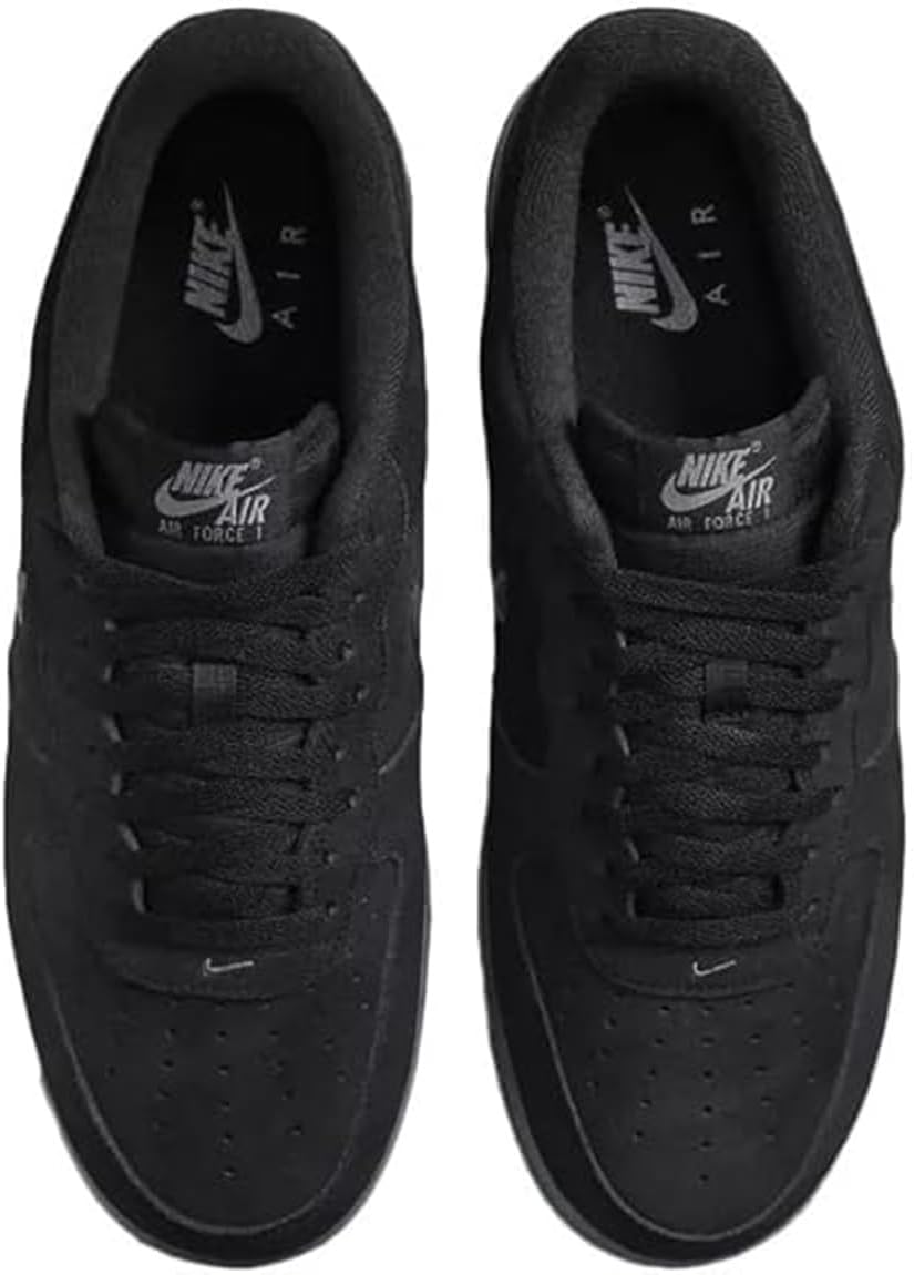Nike Herren Air Force 1 Sneaker 45.5 EU Black Cool Grey, 45.5 EU Black Cool Grey