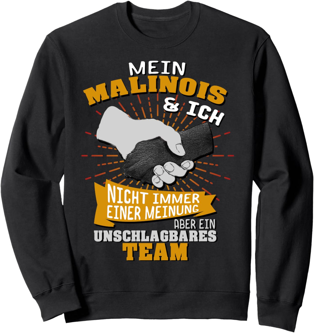 Malinois T-Shirt Mama Team Belgian Malinois Geschenk Sweatshirt