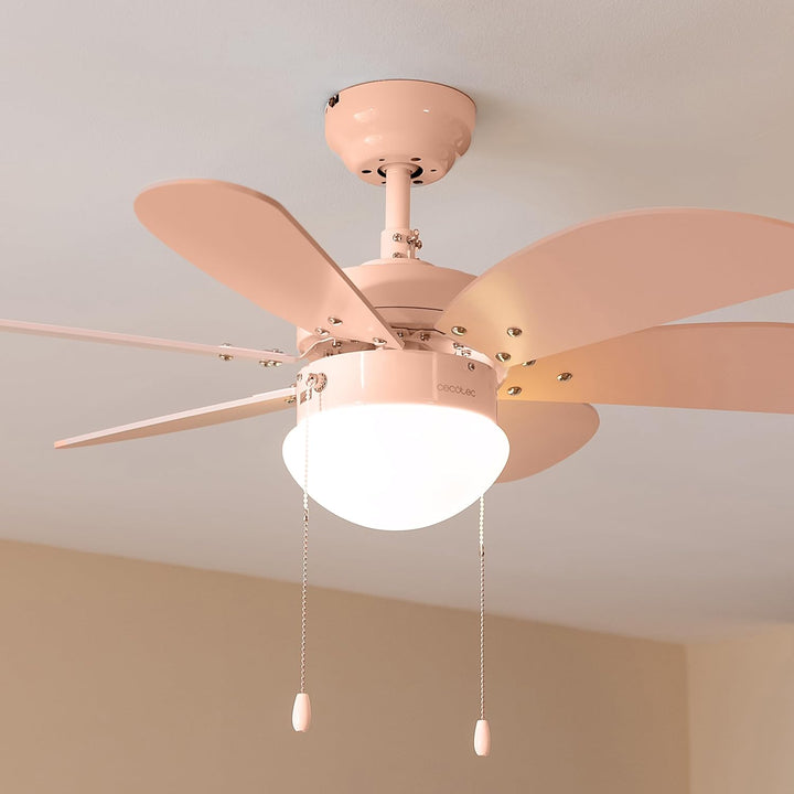 Cecotec - Deckenventilator mit Licht EnergySilence Aero 3600 Vision Full Nude, 50 W, 91 cm, 3 Geschw