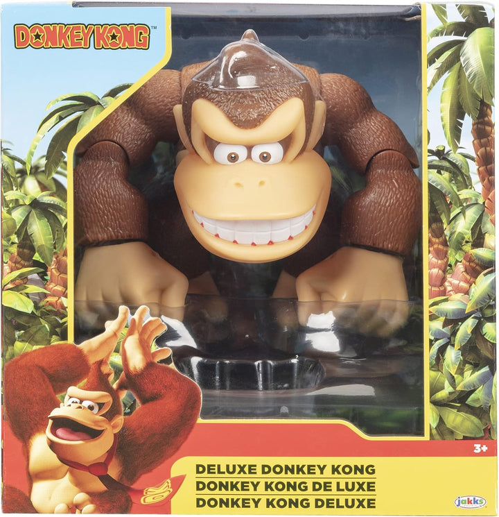 Nintendo SUPER MARIO 6" / 15 cm grosse Donkey Kong Actionfigur mit beweglichen Funktionen, ideal zum