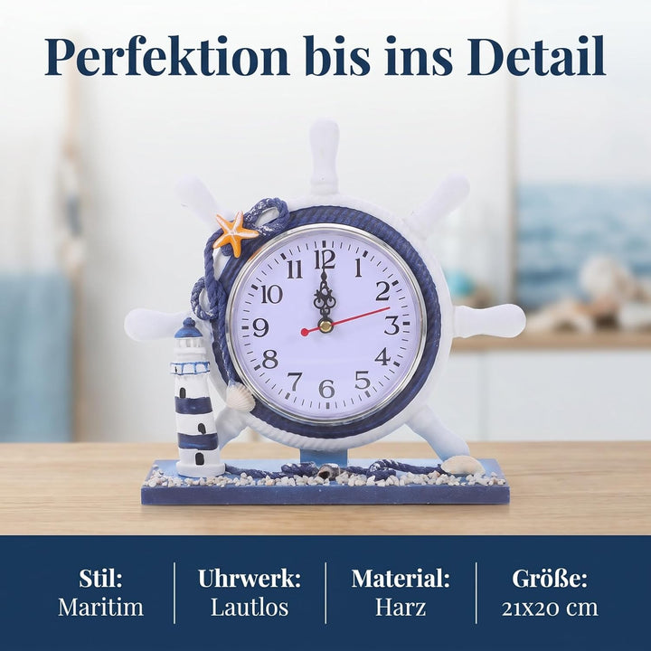 Garneck 1Stk Bürodekoration herrenuhren die Büroeinrichtung Leuchtturm-Ornament aus Harz dekorative