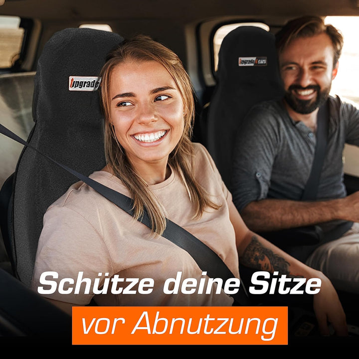 Upgrade4cars wasserdichter Autositzschoner für Vordersitze | Fahrersitz Schonbezug für Werkstatt, Ar