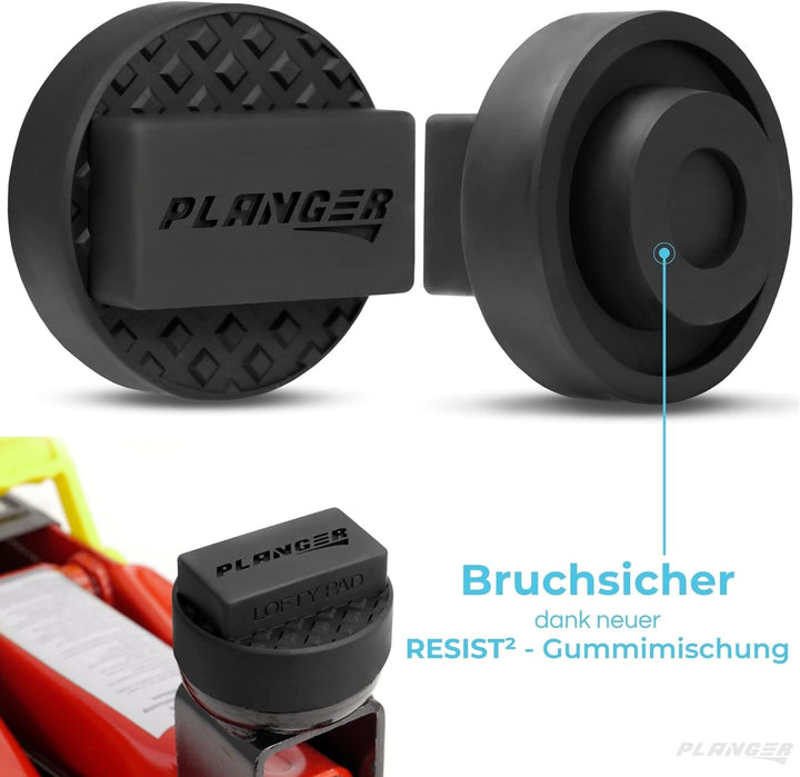 PLANGER® Wagenheber Gummiauflage BMW - 4X Lofty PAD (für BMW, Mini & Opel) 10 Jahre Garantie - Bruch