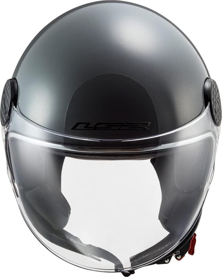 LS2 Jethelm LS2 Sphere Lux Nardo grau | Klares Visier | | Microlock-Verschluss | Polycarbonat | geei
