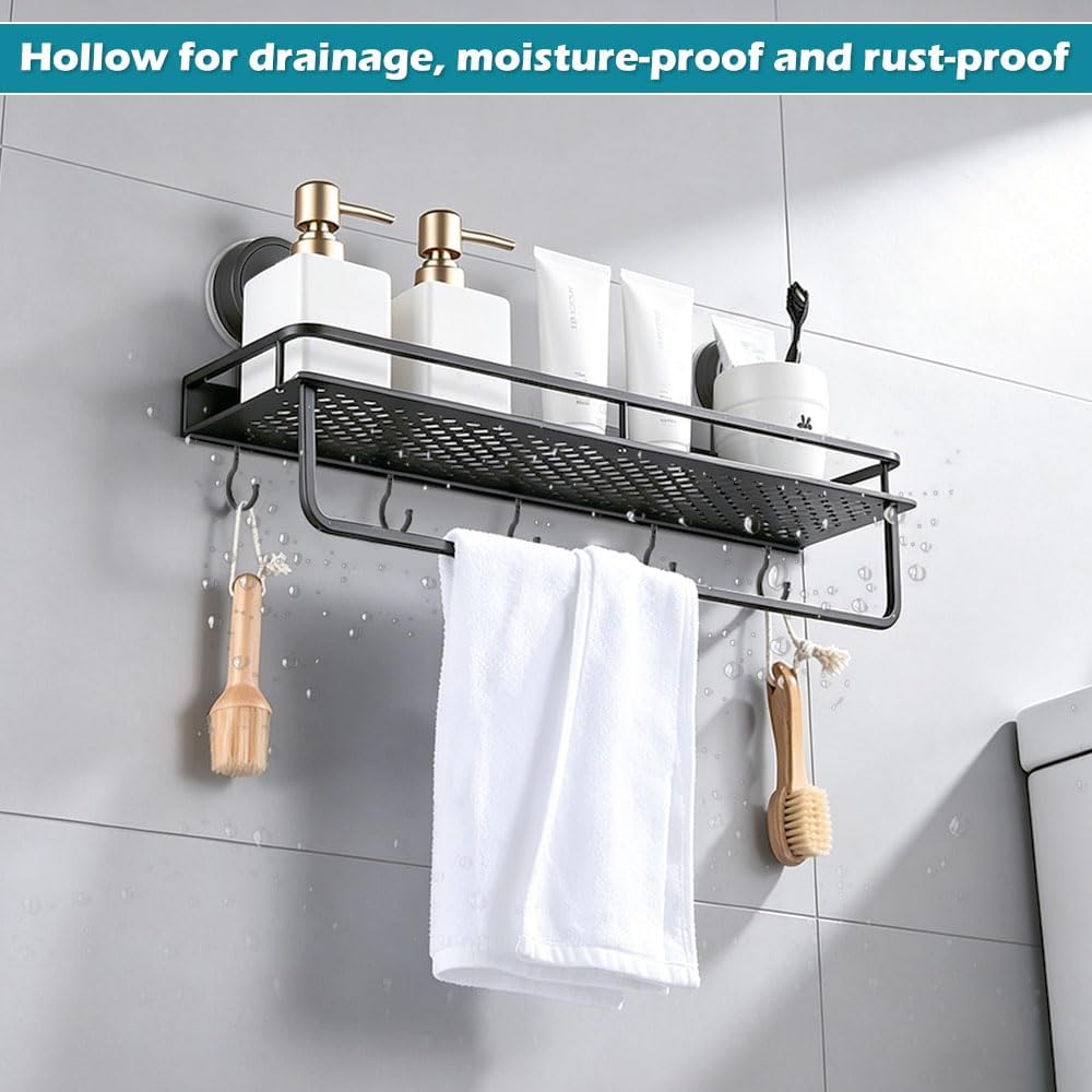 Saugnapf Ohne Bohren Duschablage Wasserdicht Badregal Saugnapf Aluminium | Aluminium Bad Organizer S