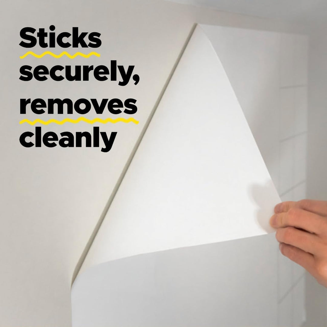 Post-it Flex Write Whiteboard Folie für Whiteboard Marker und Permanent Marker, 1,219 m x 2,438 m 1