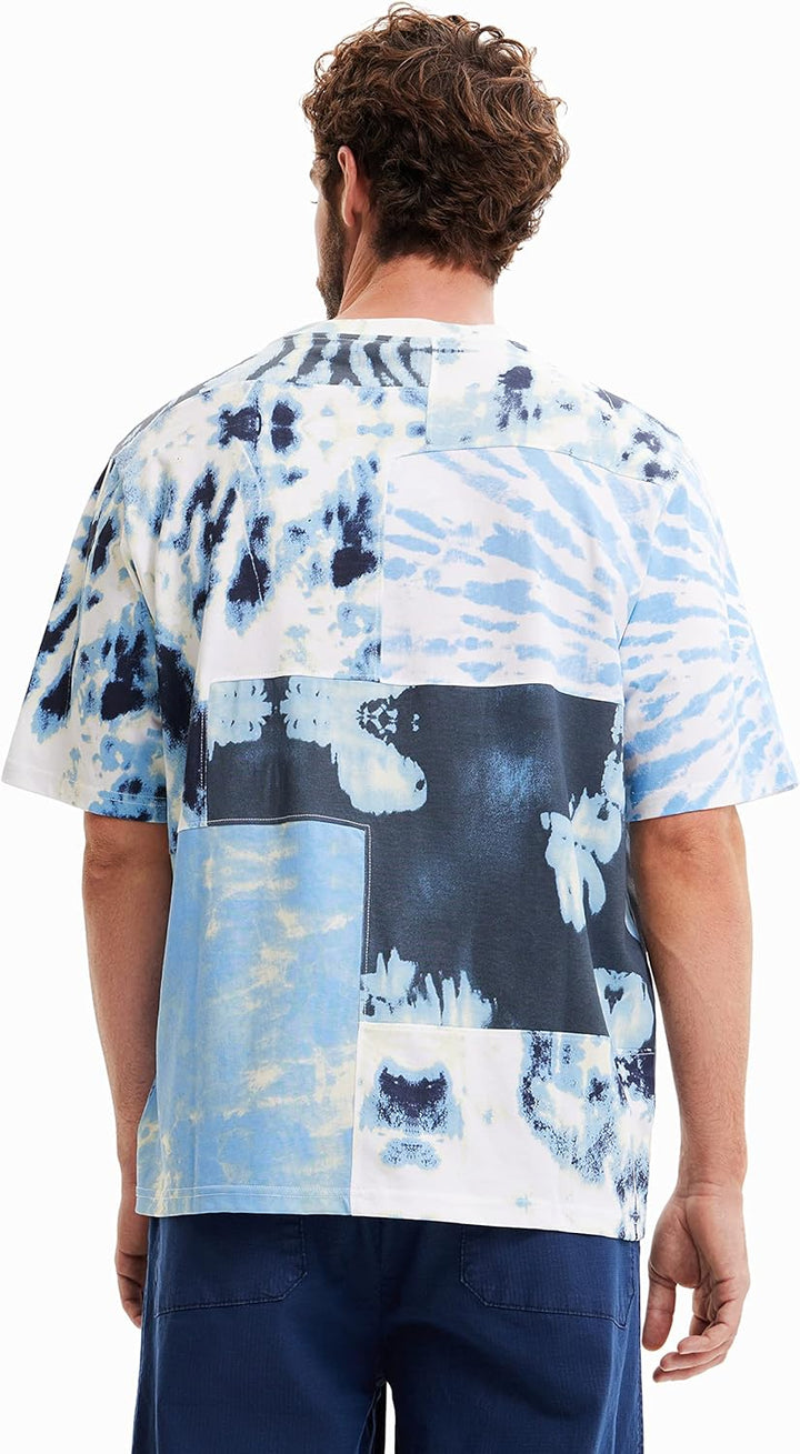 Desigual Herren Shirt XL Blau, XL Blau