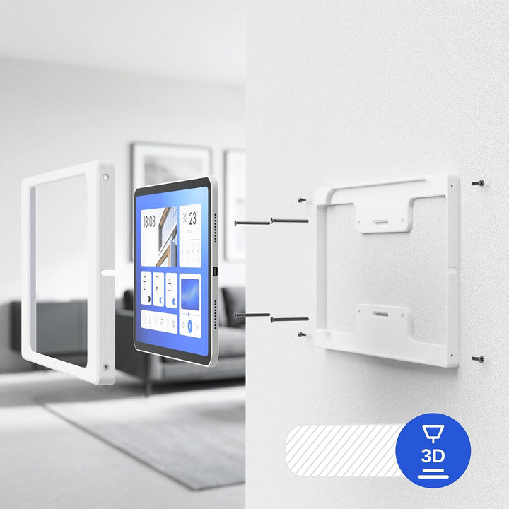 Tablet Wandhalterung für Samsung Galaxy Tab A7 Lite (8,7 Zoll) - Passgenauer &amp; Flacher Rahmen für Sm