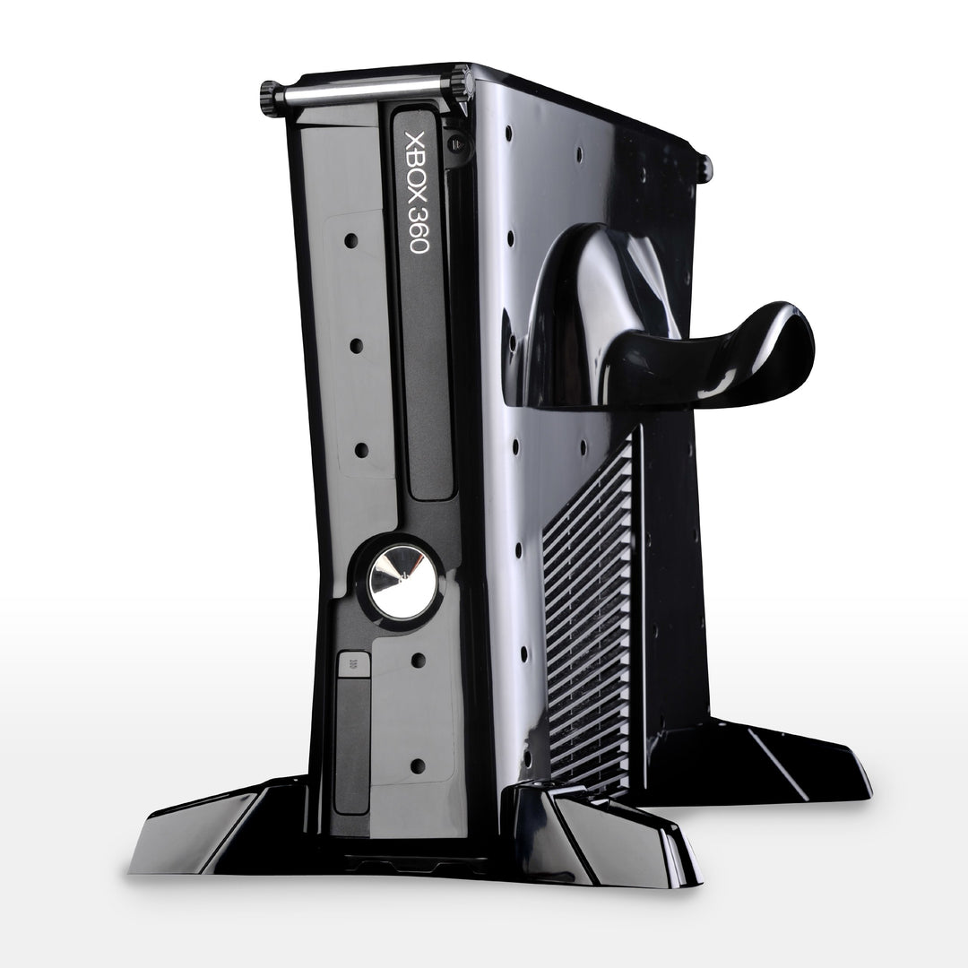 Xbox 360 - Base Model Vaults Schwarz (Konsolenhülle für Xbox 360 Slim)