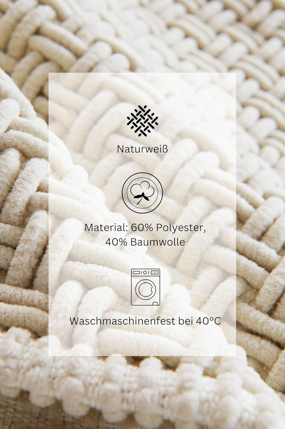 JOTEX Badteppich, Naturweiss, 80X120, 10 80X120 Naturweiss, 80X120 Naturweiss
