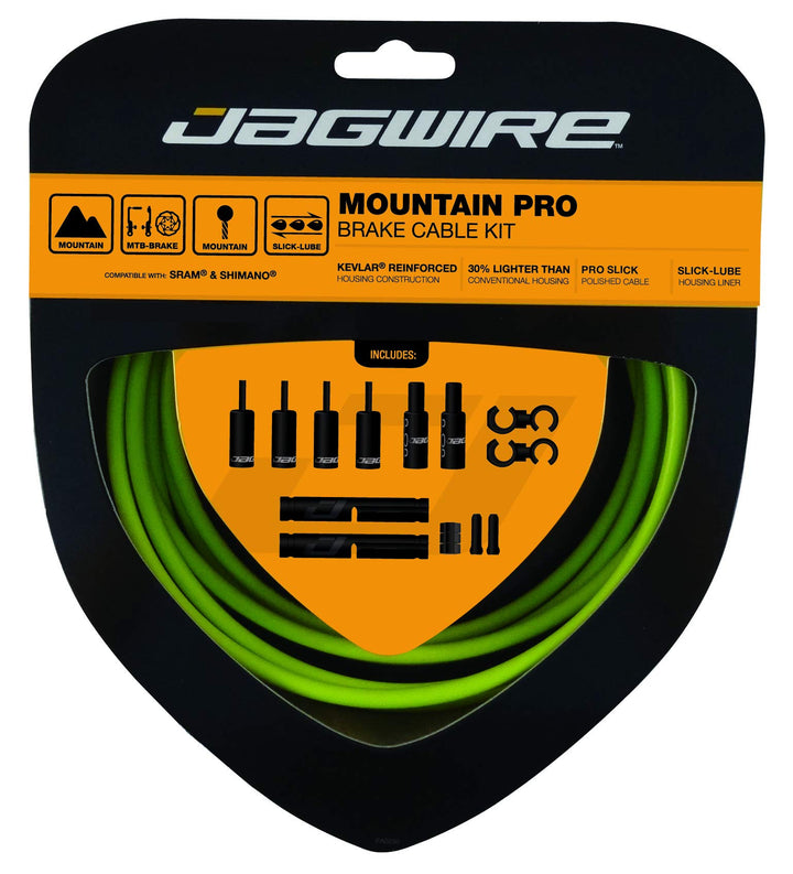Jagwire PCK402 Kabelset und Ummantelungen, Organic Green, Organic Green