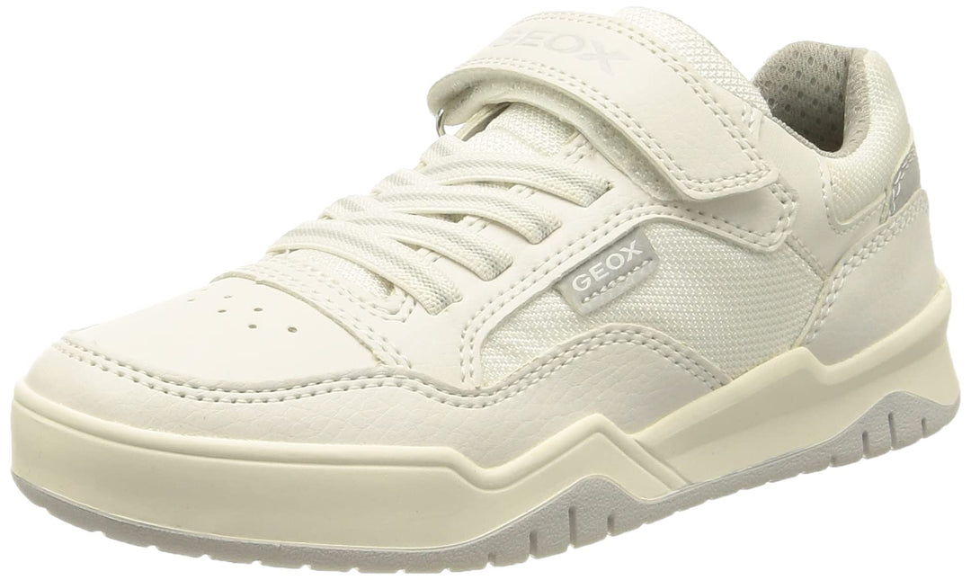 Geox Jungen J Perth Boy B Sneakers 28 EU White Lt Grey, 28 EU White Lt Grey