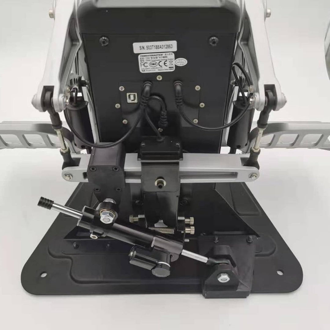 Palumma 1 Set verstellbares Fussruder-Dämpfungs-Set für Thrustmaster TPR Ruderdämpfer Fussruderdämpf