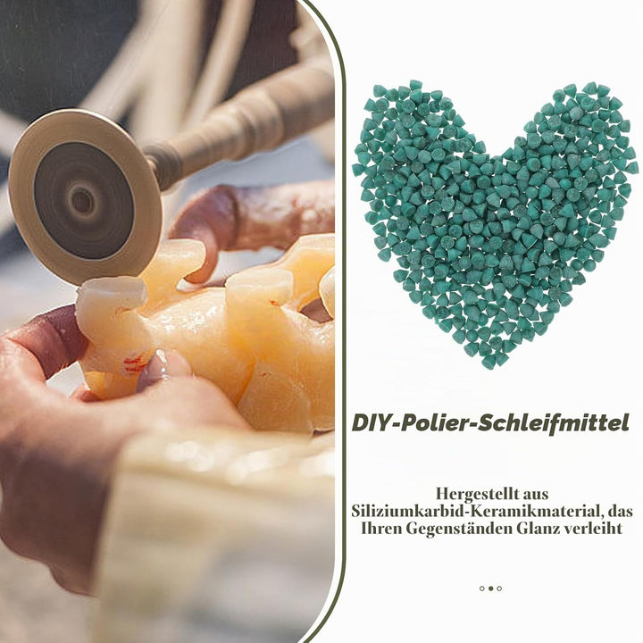 Gatuida Schleifmittel Für Poliermaschine Hochwertiges Siliziumkarbid Füllmaterial Für Tumbler Geeign