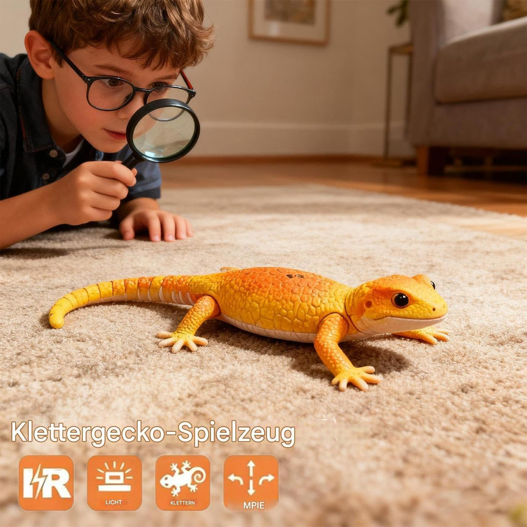 Gecko Spielzeug Wand - Wiederaufladbar Gecko Ferngesteuert | Kletternder Geckos Wand Und Decken | Si