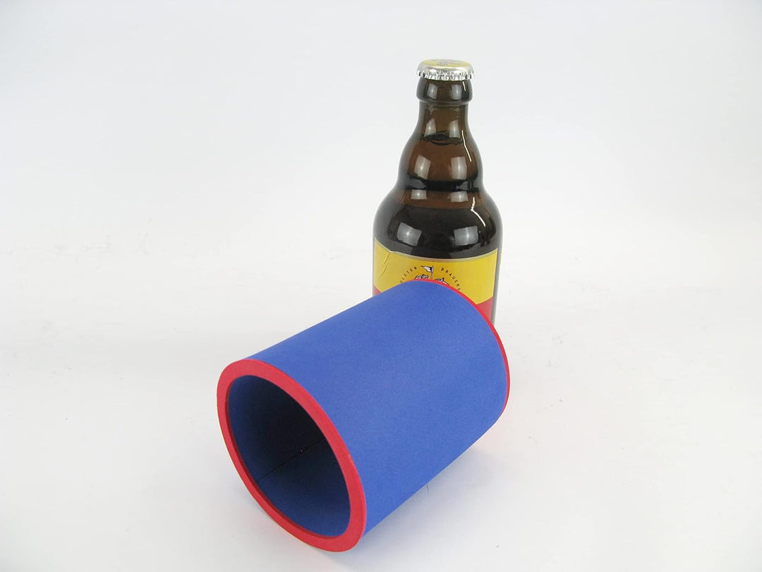 Flaschenkühler für alle genormten Bierflaschen aus bestem 5-6mm dicken Neopren für Beste Kühlung - Q