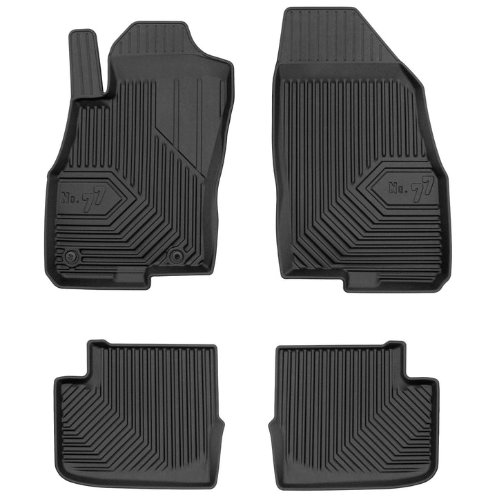 SMK Gummimatten Auto fussmatten Satz für FIAT Punto EVO 2009-2012 Erleben Sie einen neuen Standard d