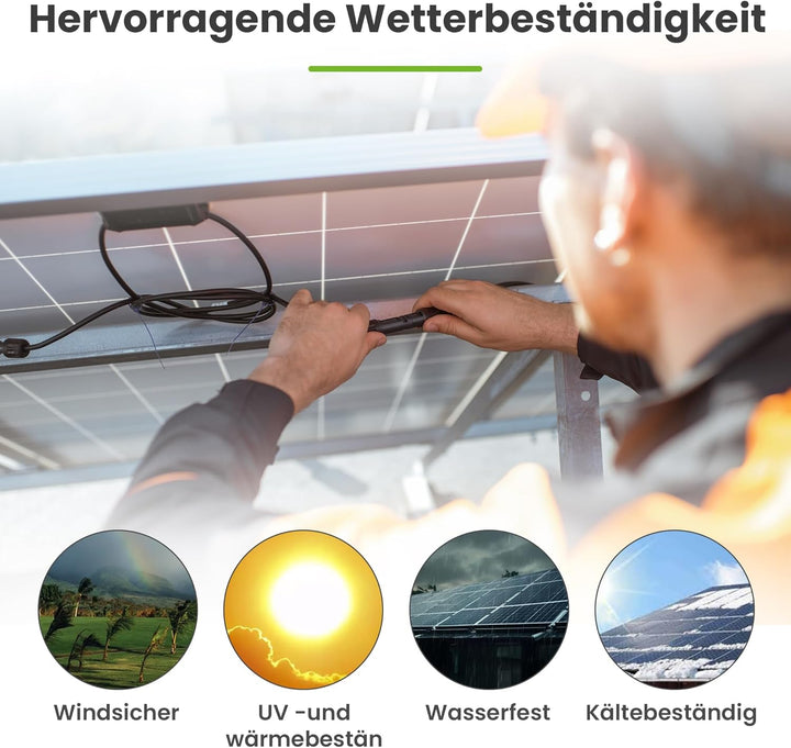 Offgridtec 5m 4mm² Solar-Verlängerungskabel mit Solarstecker, 5m