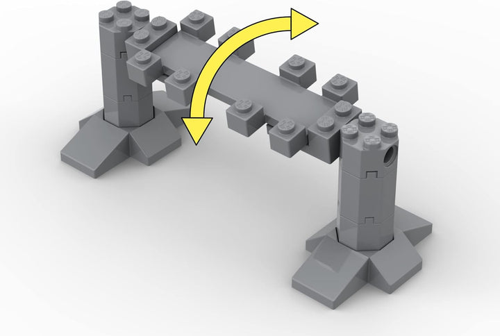 Trixbrix Supports Bundle 2.0 Compatible with Lego City Train Sets 60197 60198 10277 60205 60238 6033