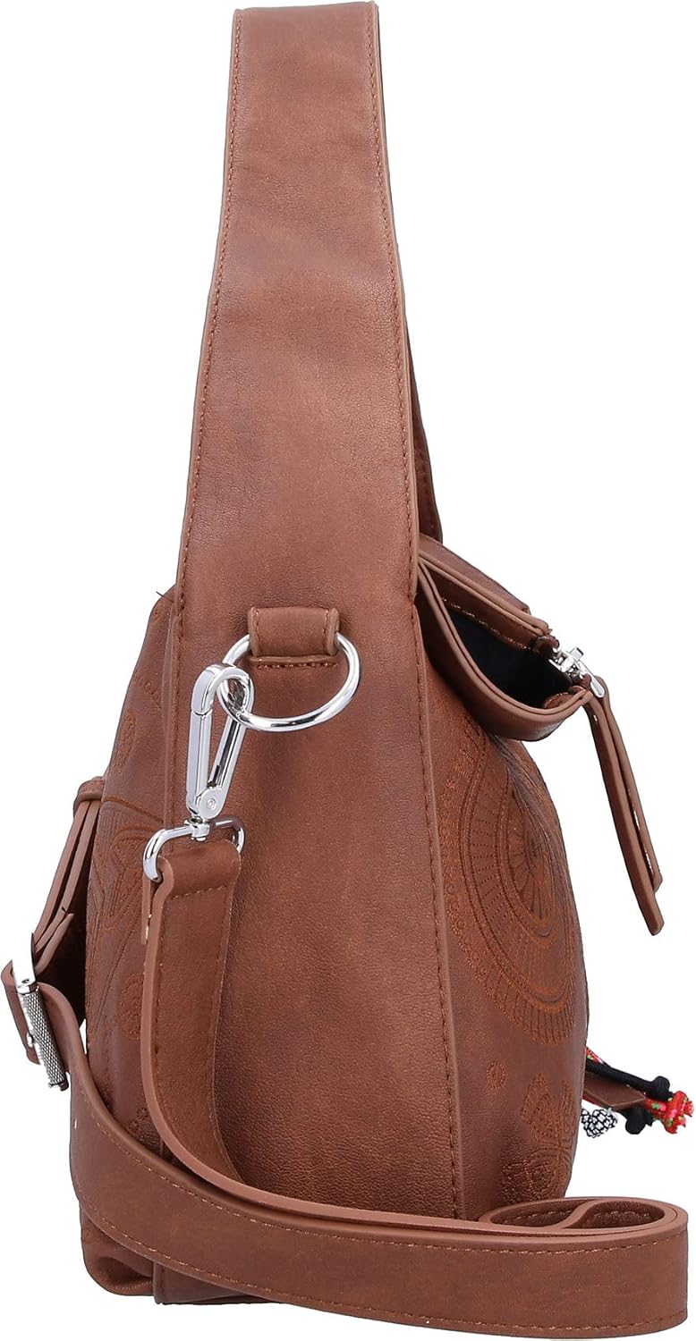 Desigual Damen Bols_Deja Vu Narbonne FLA Hand Bag Brown, Brown