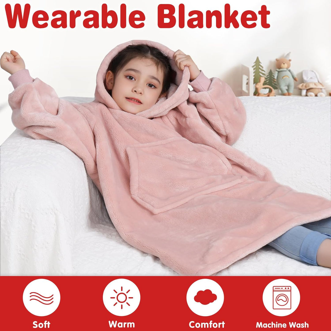 Waitu Tragbare Decke Sweatshirt für Damen und Herren, super warm und gemütlich, grosse Decke, Hoodie