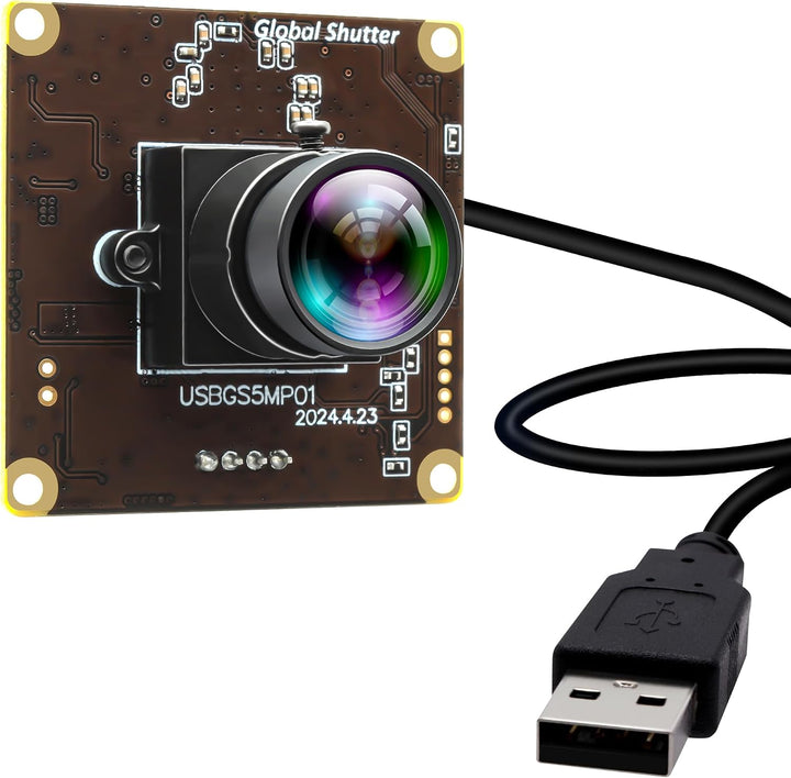 ELP Global Shutter USB Kamera 50 fps Hochgeschwindigkeits USB Kameramodul für Computer Weitwinkel Ke
