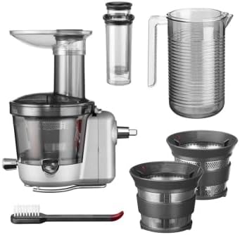 KitchenAid Artisan Küchenmaschine, 4,8 Liter, inkl. Zubehör, 15-teilig, Entsafter-Vorsatz, Liebesapf