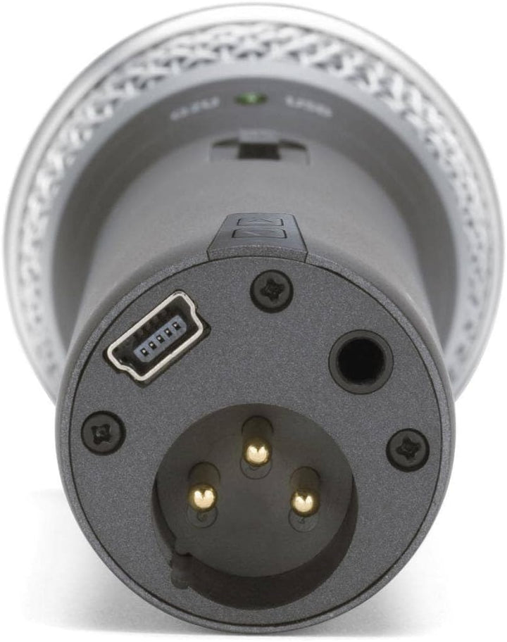 Samson Q2U Aufnahme- und Podcasting-Paket - Dynamisches USB / XLR-Mikrofon mit Zubehör, grau Single,