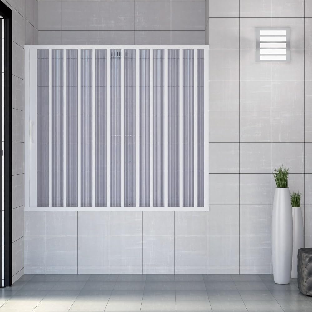 Rollplast Pinto PVC PVC Faltbare Wannenwand 160 cm mit seitlicher Öffnung Mod Nina