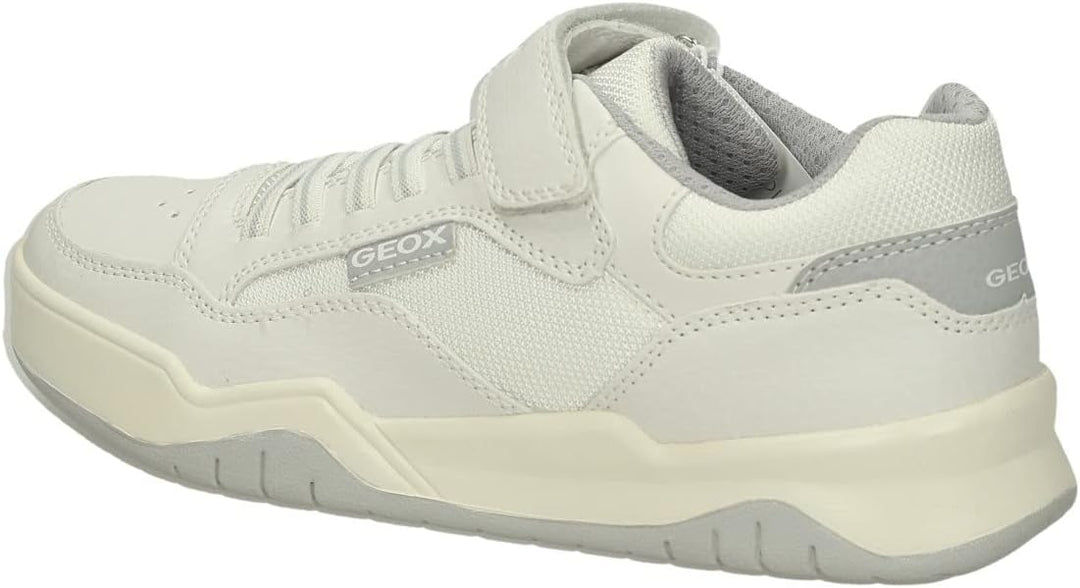 Geox Jungen J Perth Boy B Sneakers 30 EU White Lt Grey, 30 EU White Lt Grey