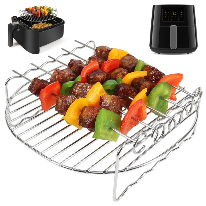 BYKITCHEN Airfryer xxl Zubehör für Philips 6,2L / COSORI 5,5L, Heissluftfritteuse Zubehör Passt für