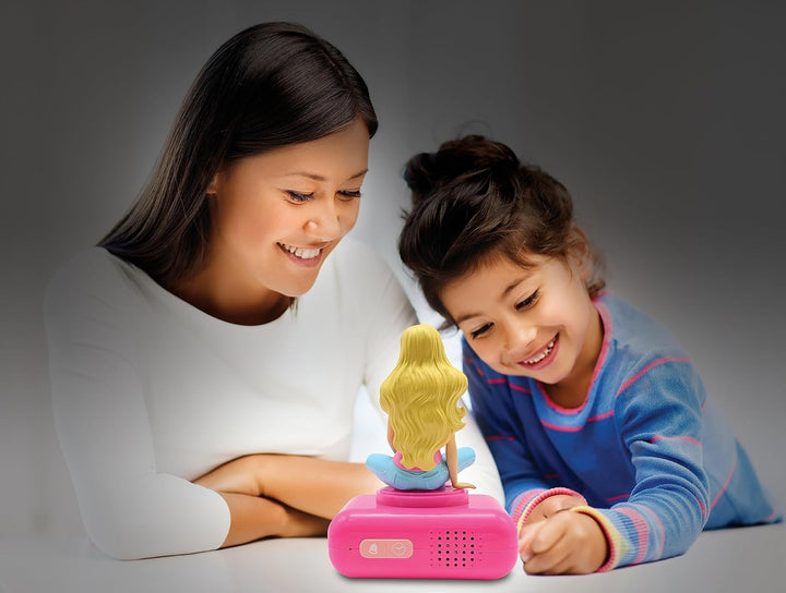 Lexibook RL800BB, Mattel, Barbie Nachtlicht Wecker, Klänge und Melodien, LCD-Bildschirm mit Hintergr