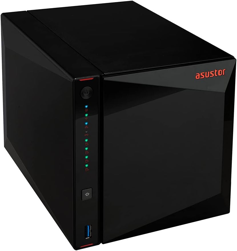 Asustor - WD RED AS5304T/4G/24T-WDRED 24To WD Rot, 24To WD Rot