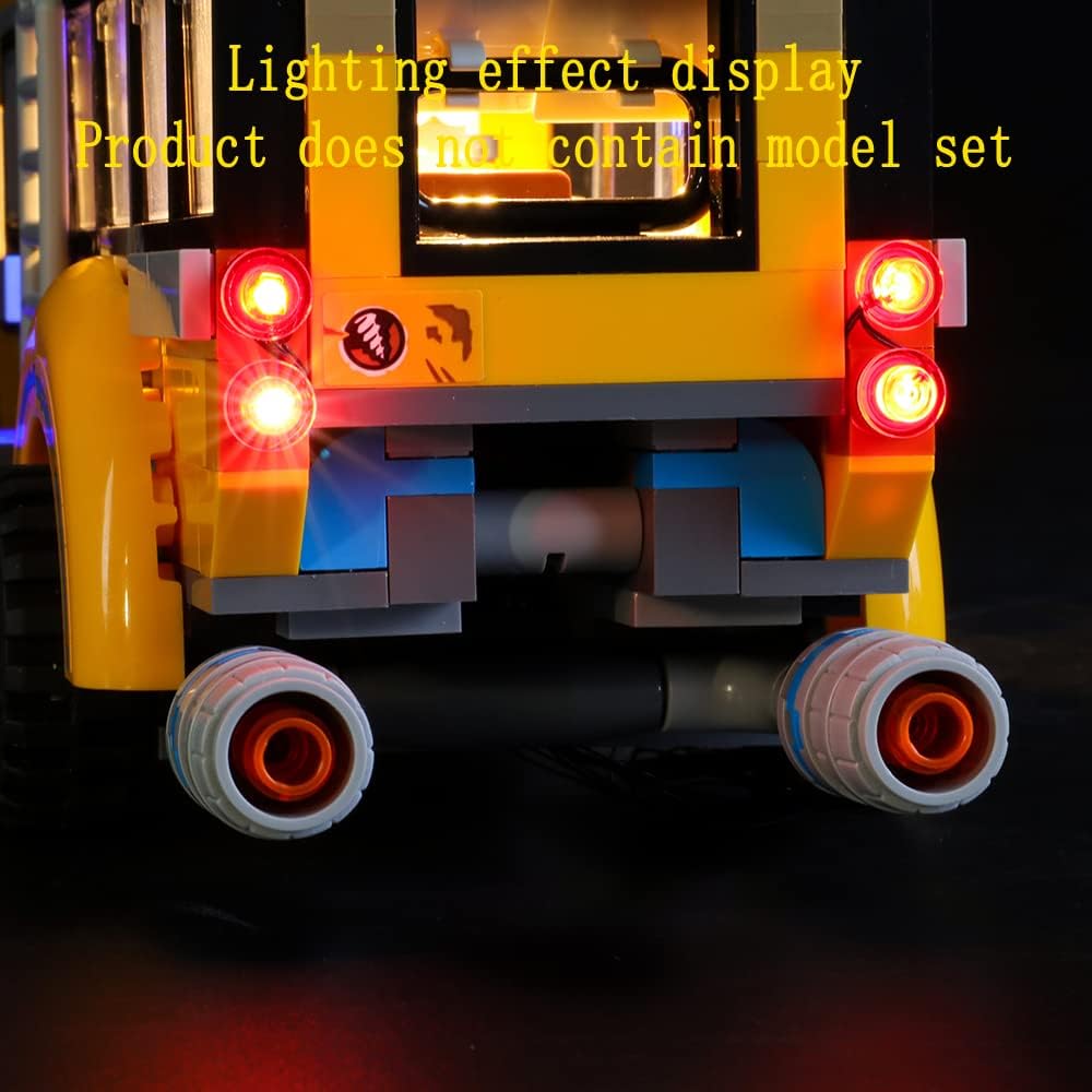 GEAMENT Licht-Set Kompatibel mit Lego Paranormaler Abfang-Bus 3000 (Paranormal Intercept Bus 3000) -