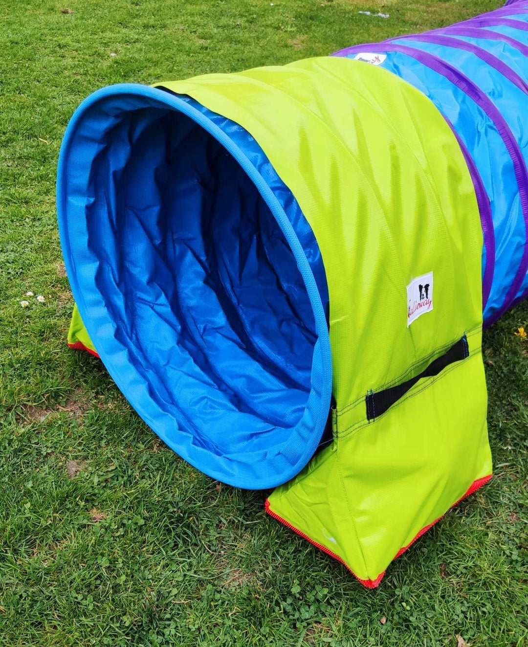 Callieway Premium Dog Agility Tunnel Stützsandsack (Doppelpack) mit Anti-Rutschsystem für Agility Tu