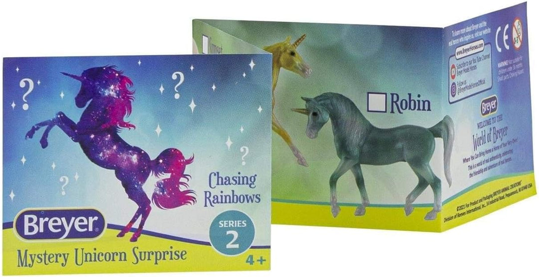 Breyer Pferde Stablemate Mystery Unicorn Surprise: Jagd Regenbögen, Blindtasche #6056